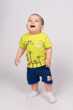 Футболка для мальчика детская - салатовый №Н-52344