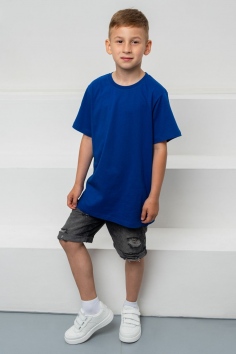  футболка детская однотонная - индиго №Н-7453