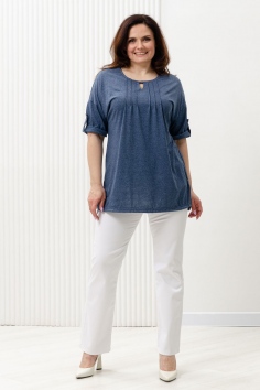 Туника - индиго меланж №Н-8243