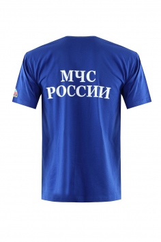 Футболка с логотипом "МЧС" №СПТ-Ф-06 (4П/120)