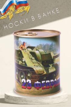Носки мужские в банке №GL792 23 февраля