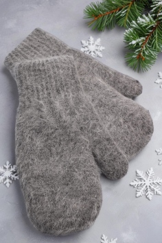 Варежки (двойные, на меху) №ЧПF17 (18м/416)