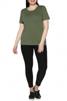 Футболка женская (олива) №КВ-203ХГ2548-8 (4П/119)