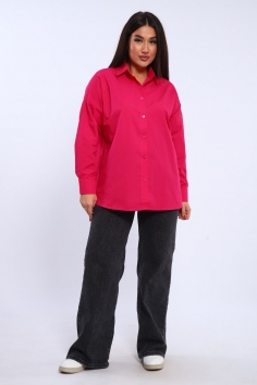 Женская рубашка - фуксия №Н-31855