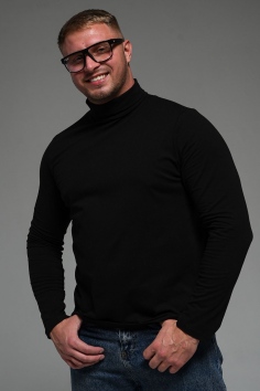 14439-3 Водолазка мужская - черный №Н-144393