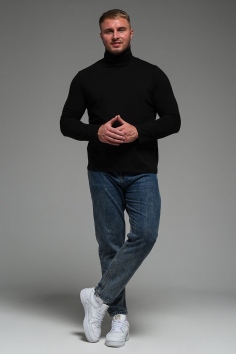 14439-3 Водолазка мужская - черный №Н-144393