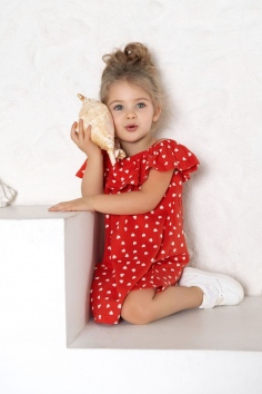 Сарафан Любовь-морковь - красный