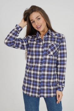 Рубашка женская РУБ-01 - синий