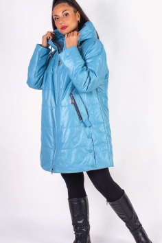 Демисезонная куртка Лайт, большие размеры, арт. - бирюза №Н-332