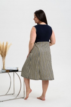 Халат женский - полоса №Н-8475