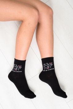 Носки женские Прованс (набор 3 пары) - черный