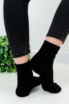 Носки женские Смайл (набор 3 пары) - черный