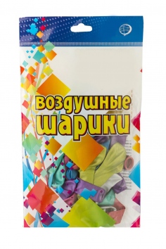 Шар латексный "Хром" (Многоцветное Ассорти) №ВЗ-1102-2539 (20/216)