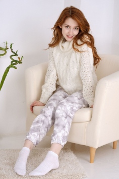 Носки женские Мережка (набор 5 пар) - белый