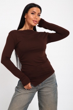 лонгслив - шоколад №Н-83904