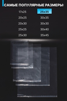 Zip-пакет прозрачный №GPZ563-5