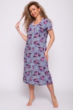 Халат женский - фиолет №Н-51194