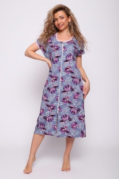 Халат женский - фиолет №Н-51194