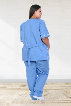 Костюм медицинский женский арт. УН-02-12-ТС (size +) №УФР-МЕД-5482