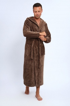 халат мужской - коричневый №Н-5729