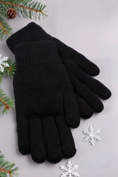 Перчатки мужские (двойные, на меху) №ЧПА23 (18м/303)