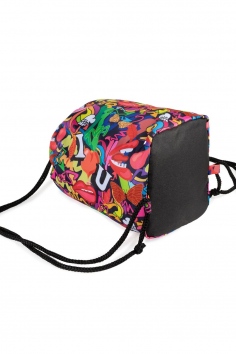 Мешок для обуви объемный Граффити