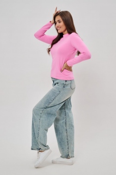 Лонгслив женский - розовый №Н-88539