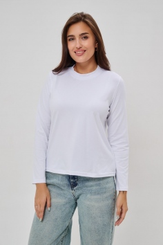 Лонгслив женский - белый №Н-88538