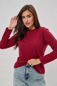 Лонгслив женский - бордовый №Н-88538