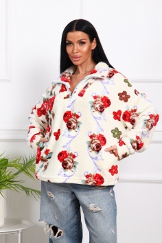 Толстовка женская - экрю №Н-1075