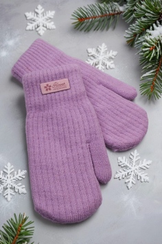 Варежки женские (двойные, начес) №RP819 (18м/205)
