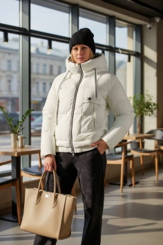 Демисезонная куртка, арт. Н3039, Евро-зима - белый №Н-3039-