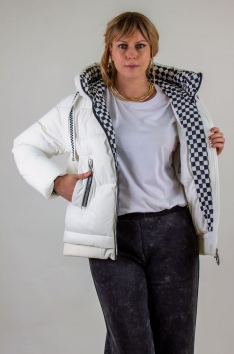 Демисезонная куртка, арт. Н3039, Евро-зима - белый №Н-3039-