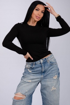 Лонгслив Кортни - черный