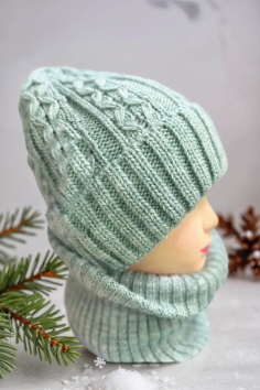 Комплект (шапка+снуд) №ВУ029477