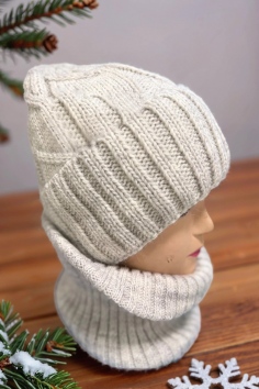 Комплект (шапка+снуд) №ВУ029481