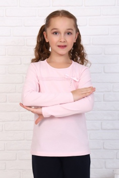 Непоседа блузка детская дл.рукав - розовый