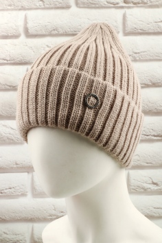 Шапка женская (двойная на флисе) №ВУ02339-2 (18м/415)