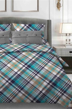 КПБ Бязь "Бояртекс" Лондон (бирюзовый) №ПБ-167-4/1вид(L)-56