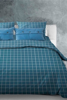 КПБ Бязь "Бояртекс" Таттерсол (морская волна) №ПБ-200-4/6вид(L)-56