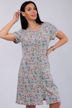 Халат Красотка - серый